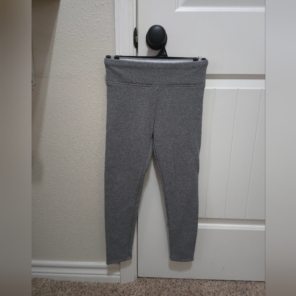SO Gray Fleece Lined Leggings